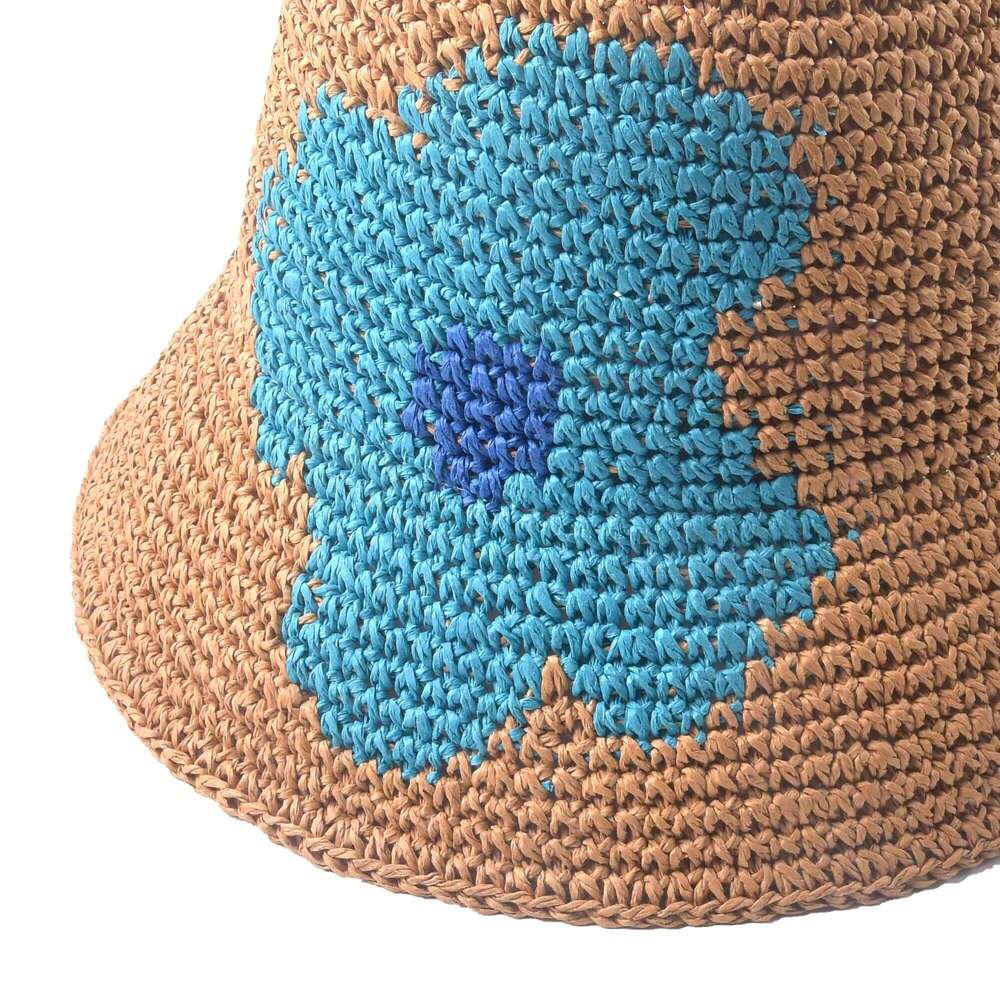 Cloud Watermelon Crochet Sun - Hand-Knitted Unisex Summer Beach Hat With Adjustable Brim for Women & Men