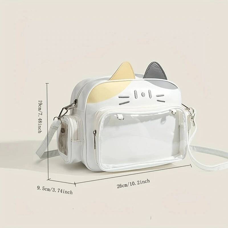 Fashion College Style Female Small Ita Cat Backpacks for Women Leather Casual Lolita Jk Haruku Shoulder Bag