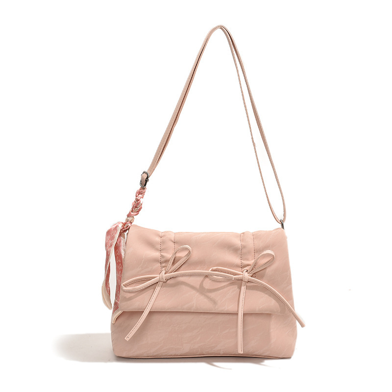 Free Shipping Designer Bag 2025 New Ballet Style Bow Underarm For Women Large Capacity Crossbody Bag Trendy Western Commuter Tote Bag