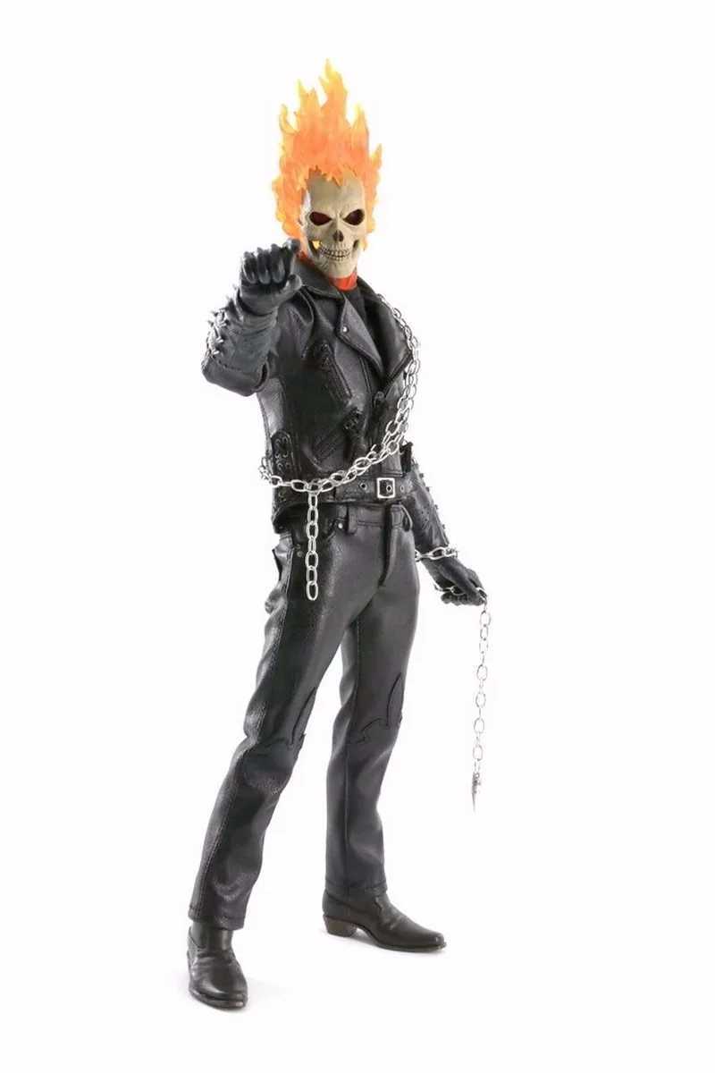 Ghost the Rider 23cm BJD Figure Model Toys with PVC ClothXJ250605