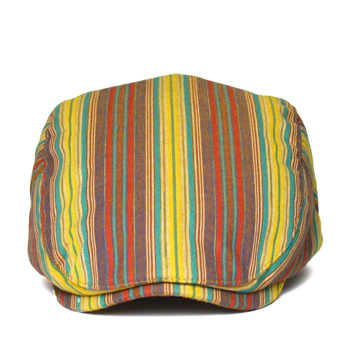 Striped Washed Denim Hats For Men Boinas sboy Caps Retro Baker Boy Hat Male Casual Gatsby Caps Women Chapeau Berets 250604