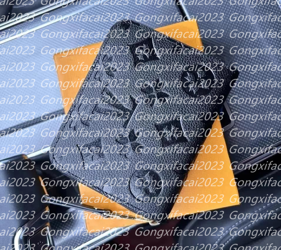 10A Fashion designer wallets luxury womens short purses embossed flower letters credit card holders ladies plaid money clutch bags with box and dustbag high-quality