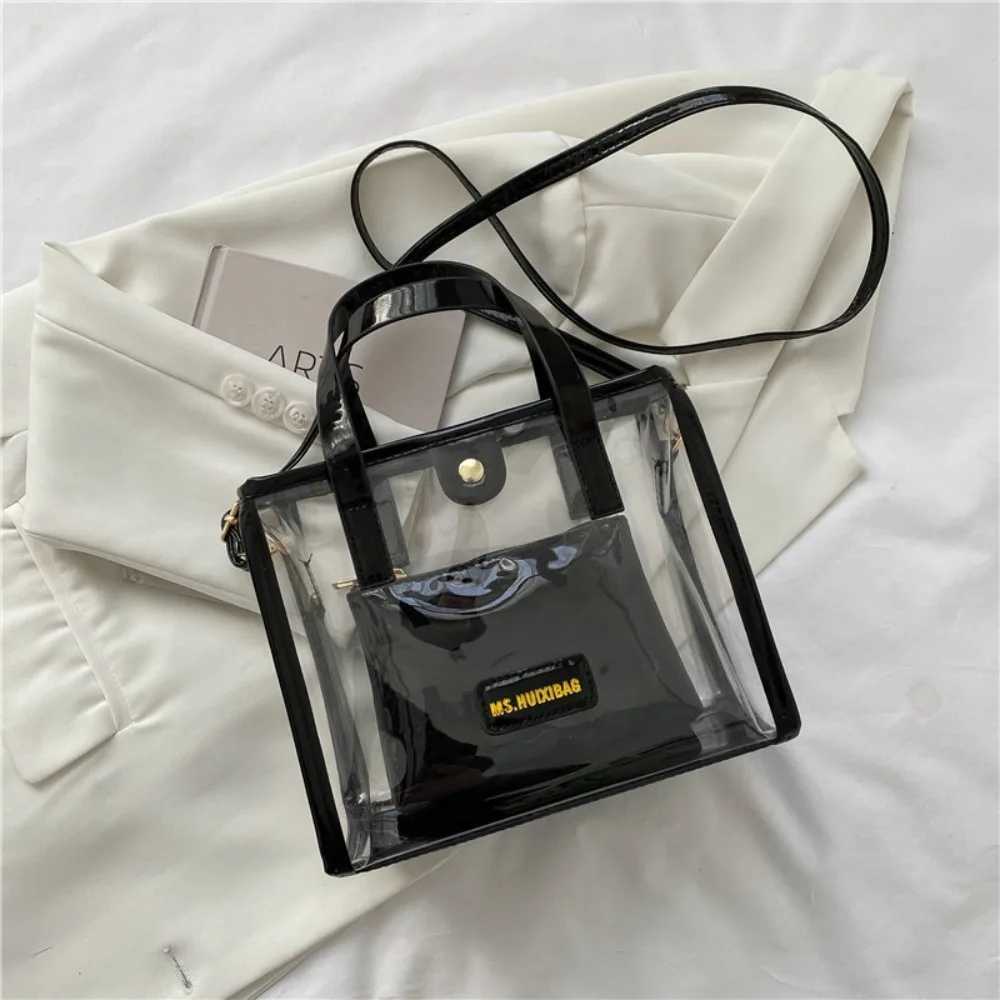 Crossbody Shoulder Bags with Removable Strap Stadium Approved Bags Women Transparent Clear Purse Z250604