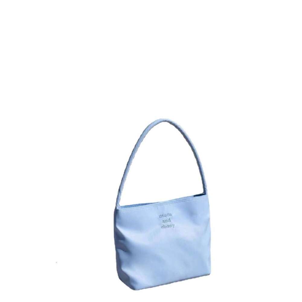 Korean Much and Eboy 2024 New Bucket for Women Simple Casual Versatile Handbag Nylon Shoulder Bag