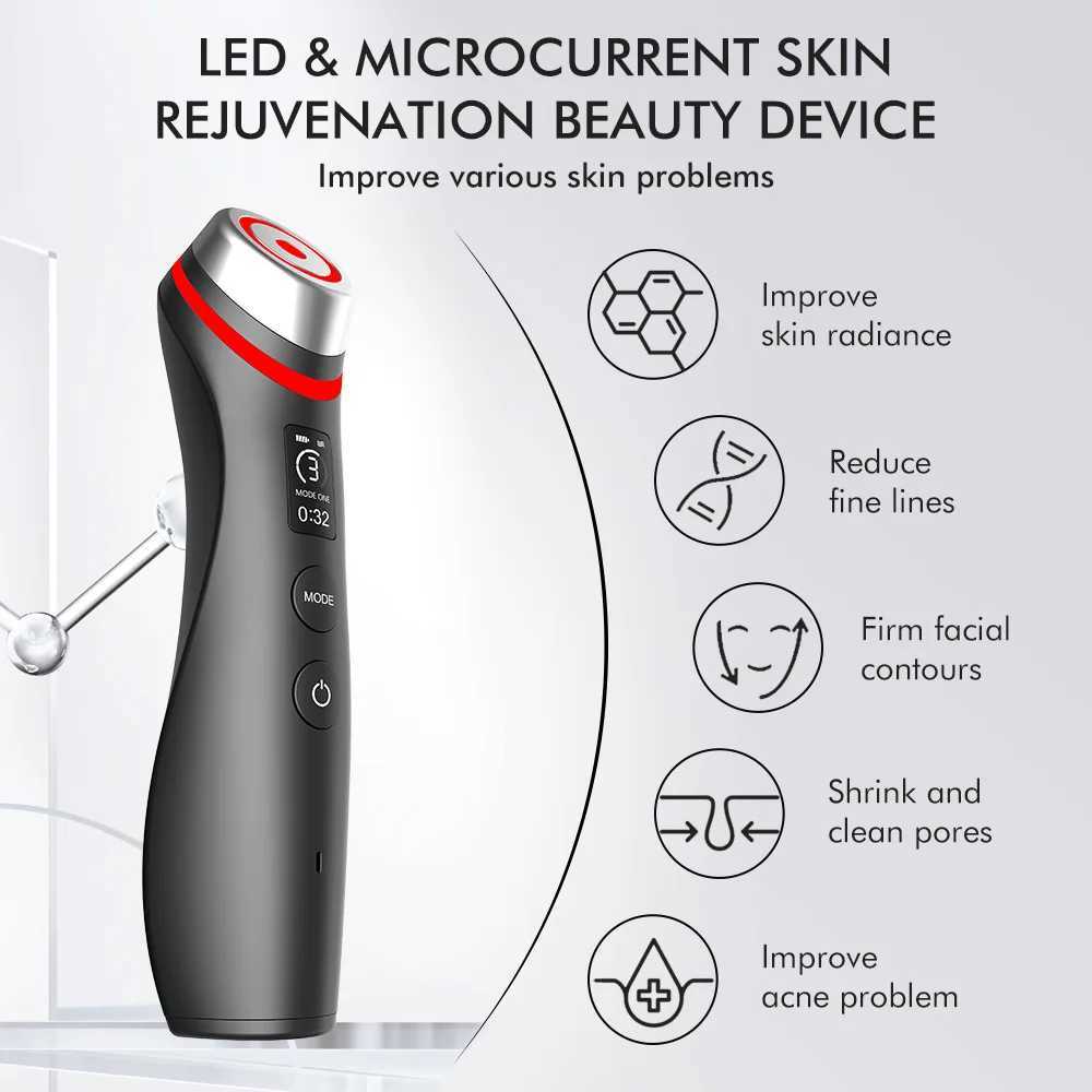 6 in 1 Age Booster Skin Care Facial Glow Booster Beauty Device Facial Skin Care Tools Anti Aging Microcurrent Lift Face CareXJ250607