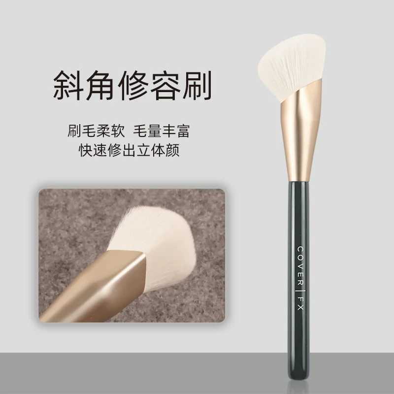 1pc Bevel Bronzer Makeup brushes Triangle Shadow Contour Make up brushes Sculpting Side Face cosmetic tools with box W250605