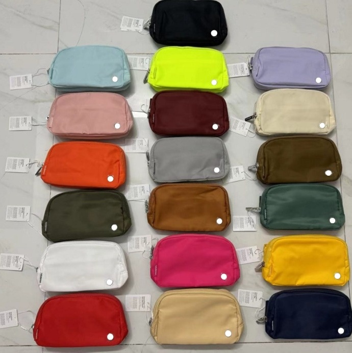 Designer Nylon Yoga Belt Lul Bum everywhere Bags Portable Fanny Pack for Men and Women with Crossbody Strap hot sell Waist Lemonly bags 0605