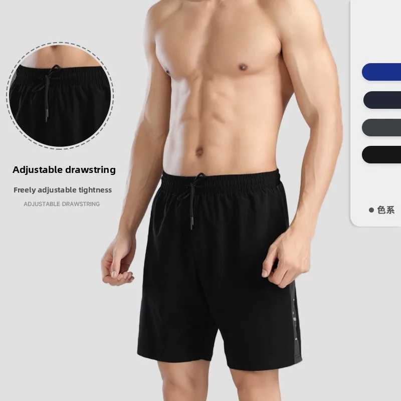 Shorts Summer Mens Nylon Ice Silk Loose Casual Five Mens Shorts Running Fitness Quick-drying Sports Shorts XJ250605