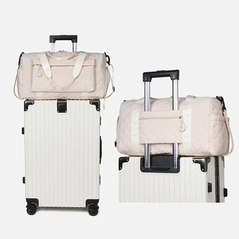 Large Capacity Travel Fitness Bag With Separate Shoe CompartmentWater-Resistant Multiple Pockets For Gym Duffel Bag 250530