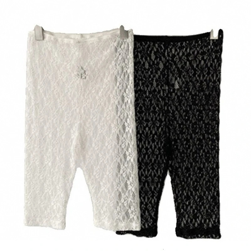 Womens Sexy Elastic High Waist Sheer Mesh Shorts Workout Gym See Through Flower Lace Bodycon Short Leggings Tights 250604