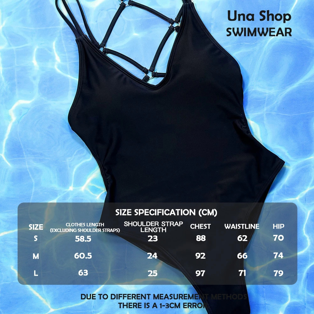 UnaShop Swimwear 2025 Trend Summer Beach Swimsuits For Women Swimming Pool Party Sexy Cross Beautiful Back Beachwear 250530