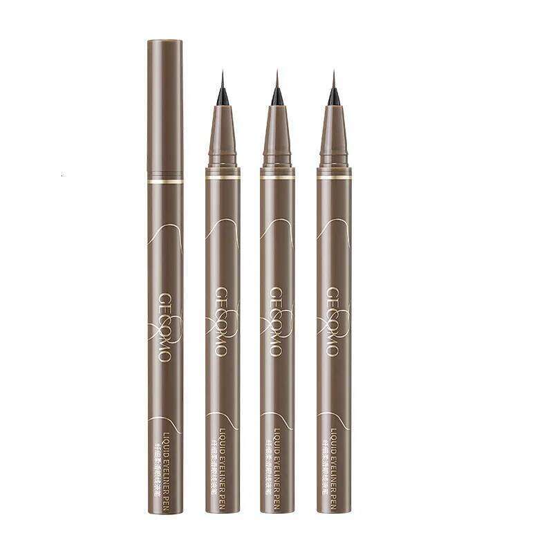Ultra Thin Black Brown Lower Eyelash Eyeliner Pen Waterproof Lasting Smooth Lying Silkworm Eyes Liner Pencils Eye Makeup Tools free shipping