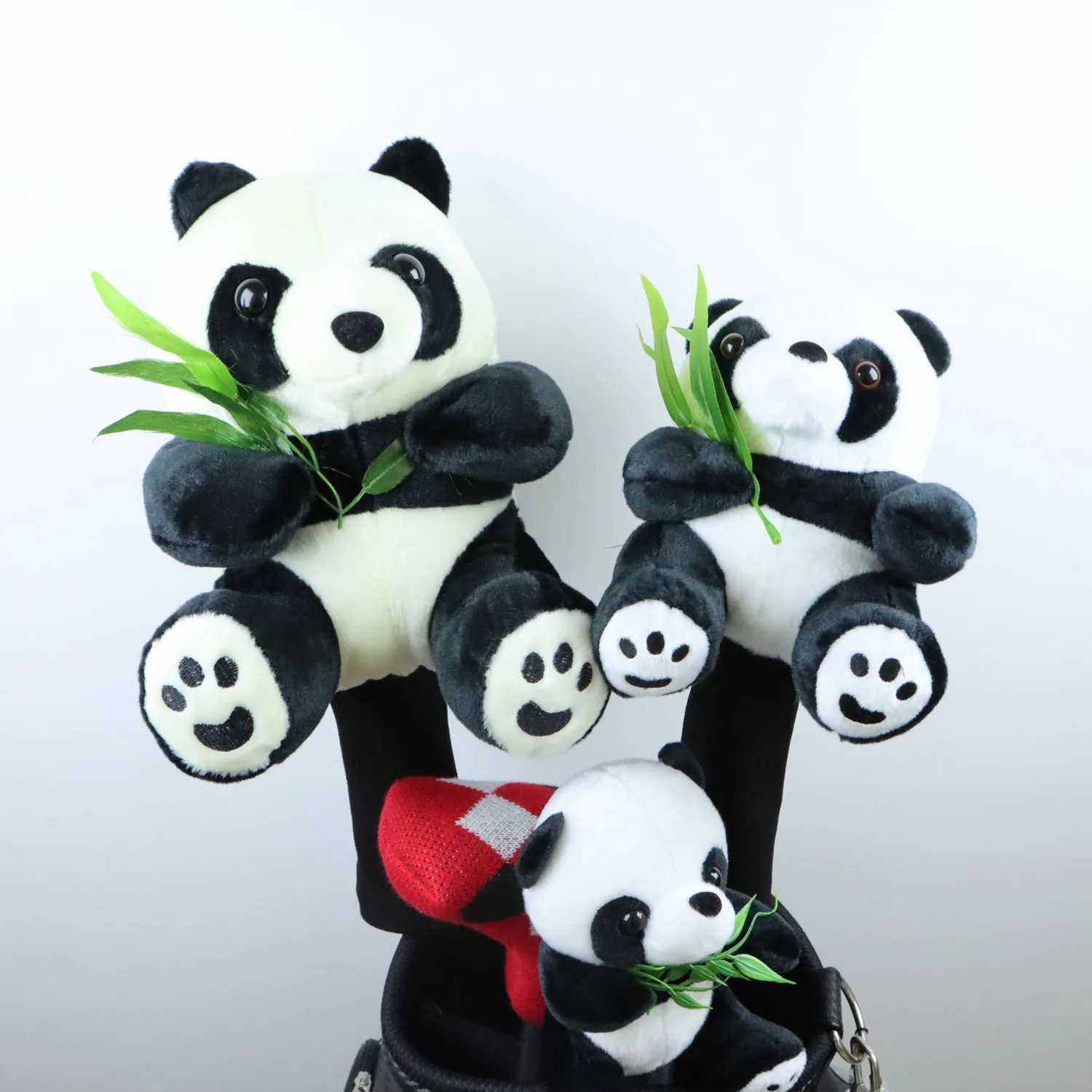 Golf Headcover for Driver Fairway #3#5 460cc Wood Cover Panda Style CUTE GIFT Noverty for Golfer Lady Men 250603