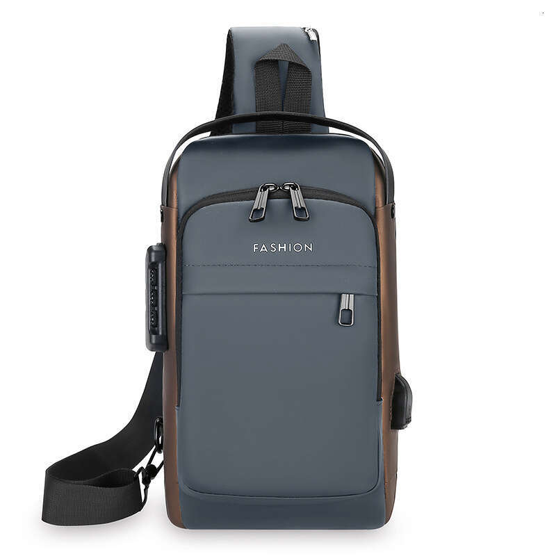 Chest Multifunctional Password Lock Cycling Waterproof Anti-theft Men's Crossbody Business Shoulder Bag