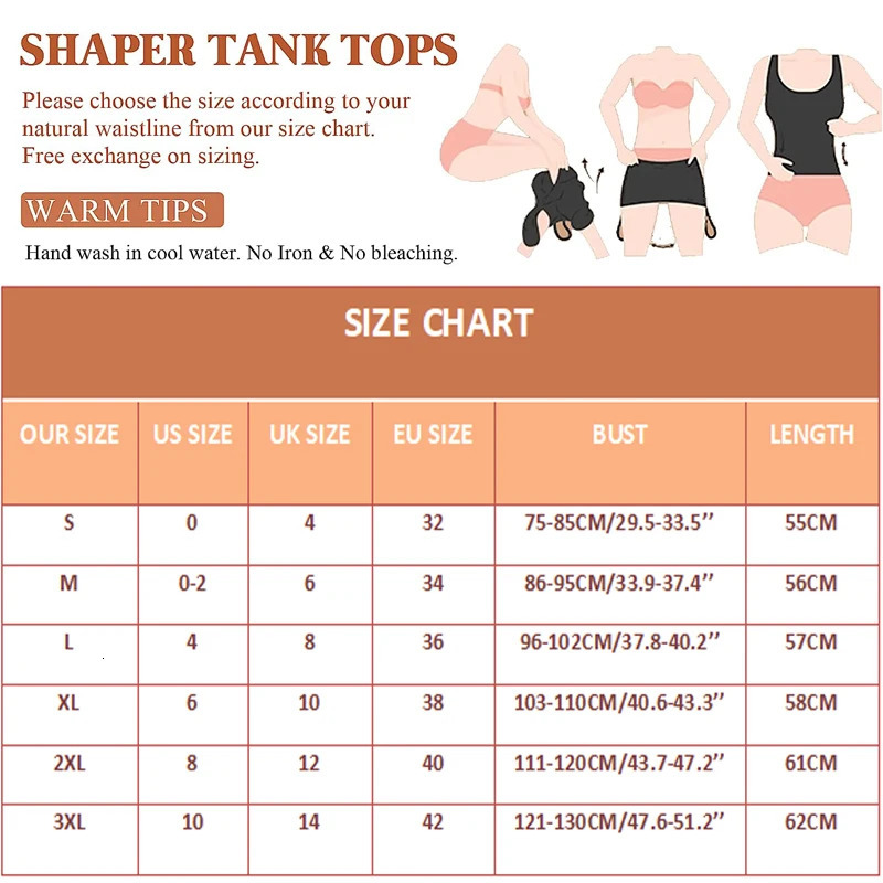 Women Tummy Control Tank Tops Slimming Body Shaper Waist Trainer Corset with Padded Bra Shaperwear Compression Camisole Vest 250605