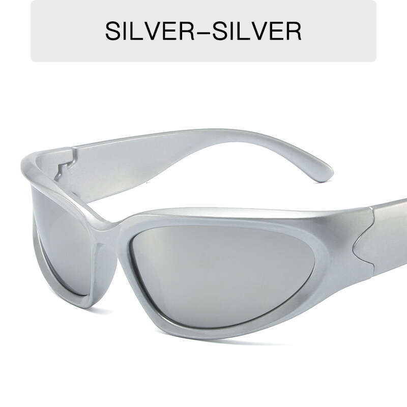 Trendy Futuristic Sports Y2K Style Protective Fashion Sunglasses for Men and Women Party Glasses