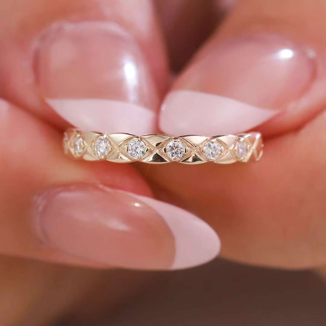 Provence Jewelry Customized Engraving Moissanite Diamond Setting Ring 10k Solid Gold Man Engagement /wedding Ring Fine Jewelry