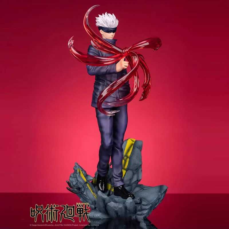 28cm Anime Jujutsu Kaisen Gojo Satoru Kids Toys PVC Model Statue Collection Brinquedos Action Figure Birthday Toys GiftXJ250605