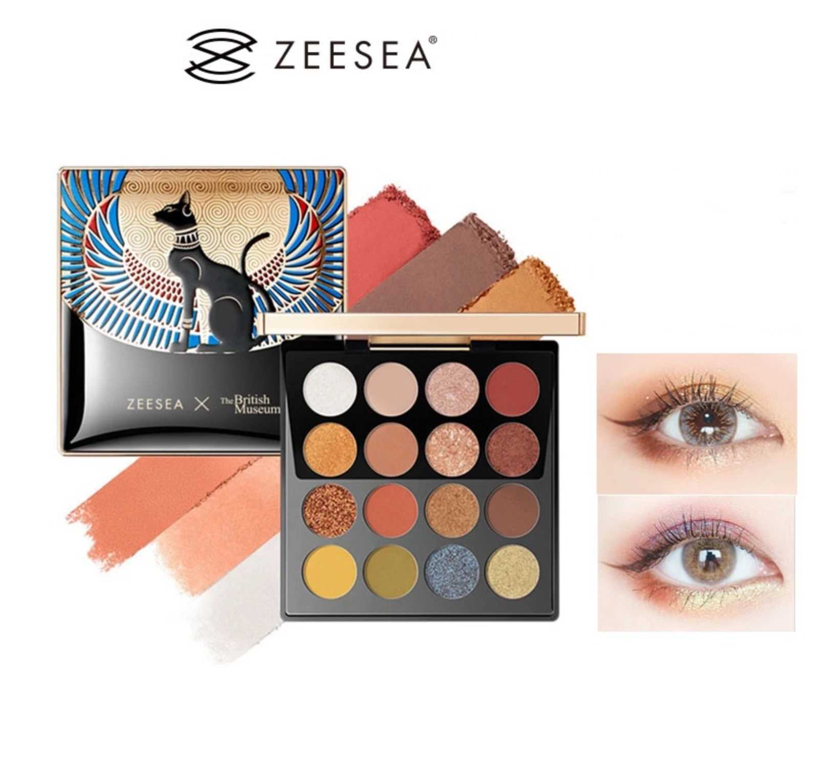 ZEESEA Maya 6 Color Eyeshadow Palette Eye Shadow Delicate Matte Pearl Glow Shimmer Eyeshadow Palette Eye Makeup Beauty W250605