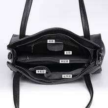 2025 New Trendy Fashion Genuine Women's Capacity Large Leather Shoulder Cross Bag