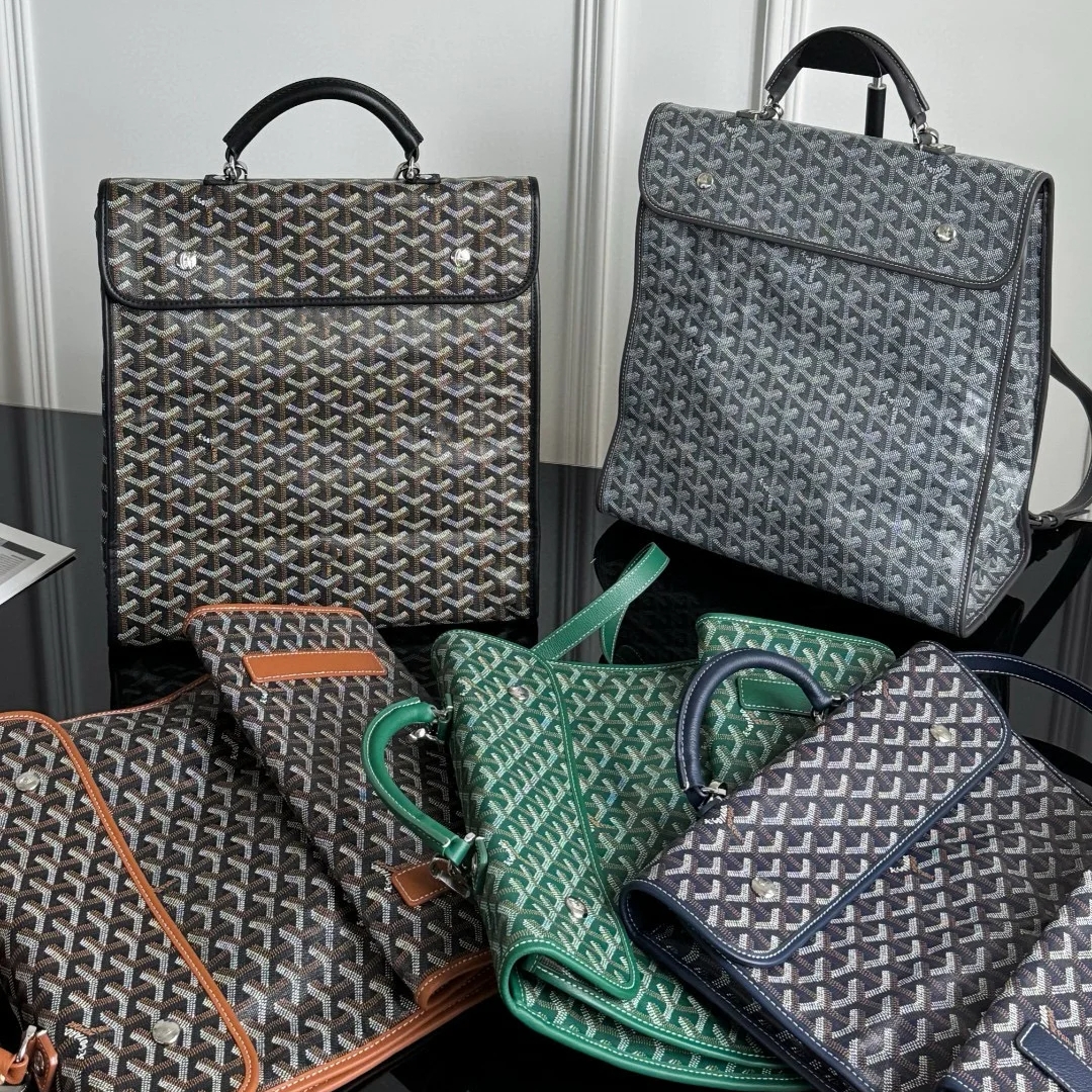 top leather goyard backpack Designer School Womens mens bookbag tote handbag Crossbody Shoulder bag pink Clutch Outdoor Sports laptop Back pack Bags goyard