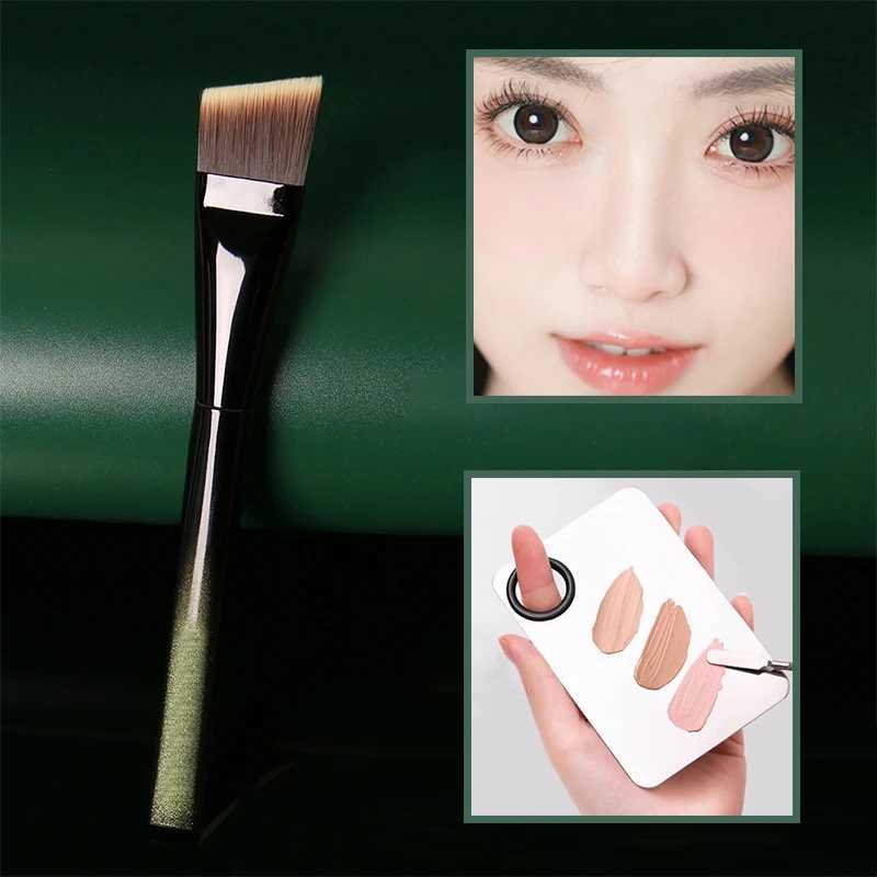 Flat Foundation Makeup Brush Set Powder Puff Base Makeup Color Palette Makeup Tool Kits Cosmetics W250605