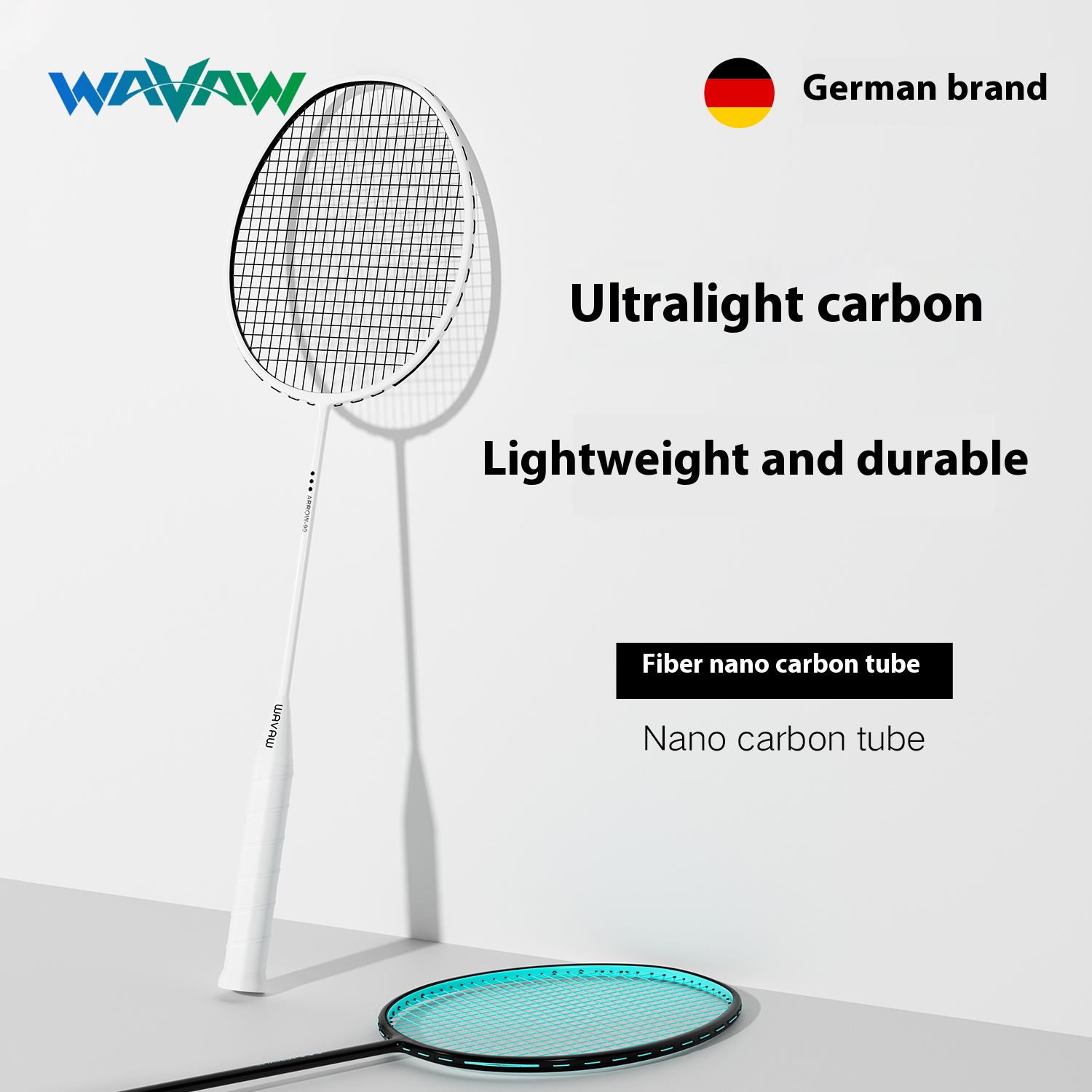 Ultra-Light Full Carbon Badminton Racket (Upgraded Version) | Enhance Smash Power | Pro-Level Performance