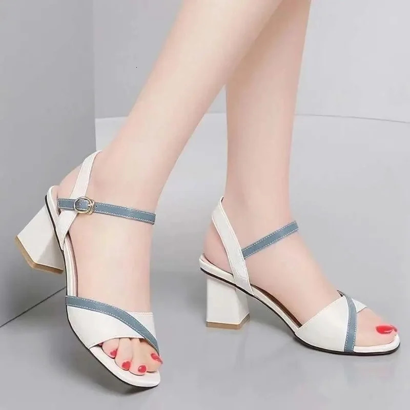 Womens Sandals Novelties Orthopedic Sandal Woman Elegant Roman Platform Wedge Mirror y ner Summer Fashion White 250605