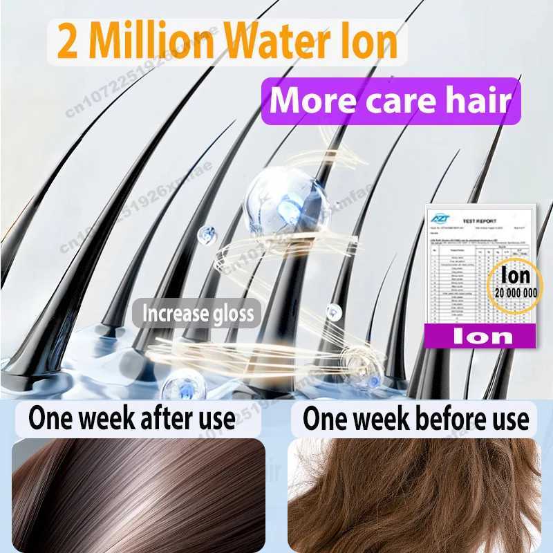 5 IN 1 Professional Negative Ion Hair Dryer 1600W Leafless Hair-care Hair Dryer Styling Tools 200 Million Anion Super Blow DryerXJ250605