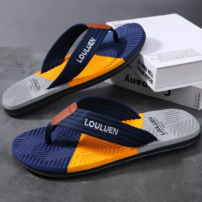 High Quality Men Flip Flops Summer Beach Flip Flops Men Fashion Breathable Casual Beach Men Slippers Summer Outdoor 250605