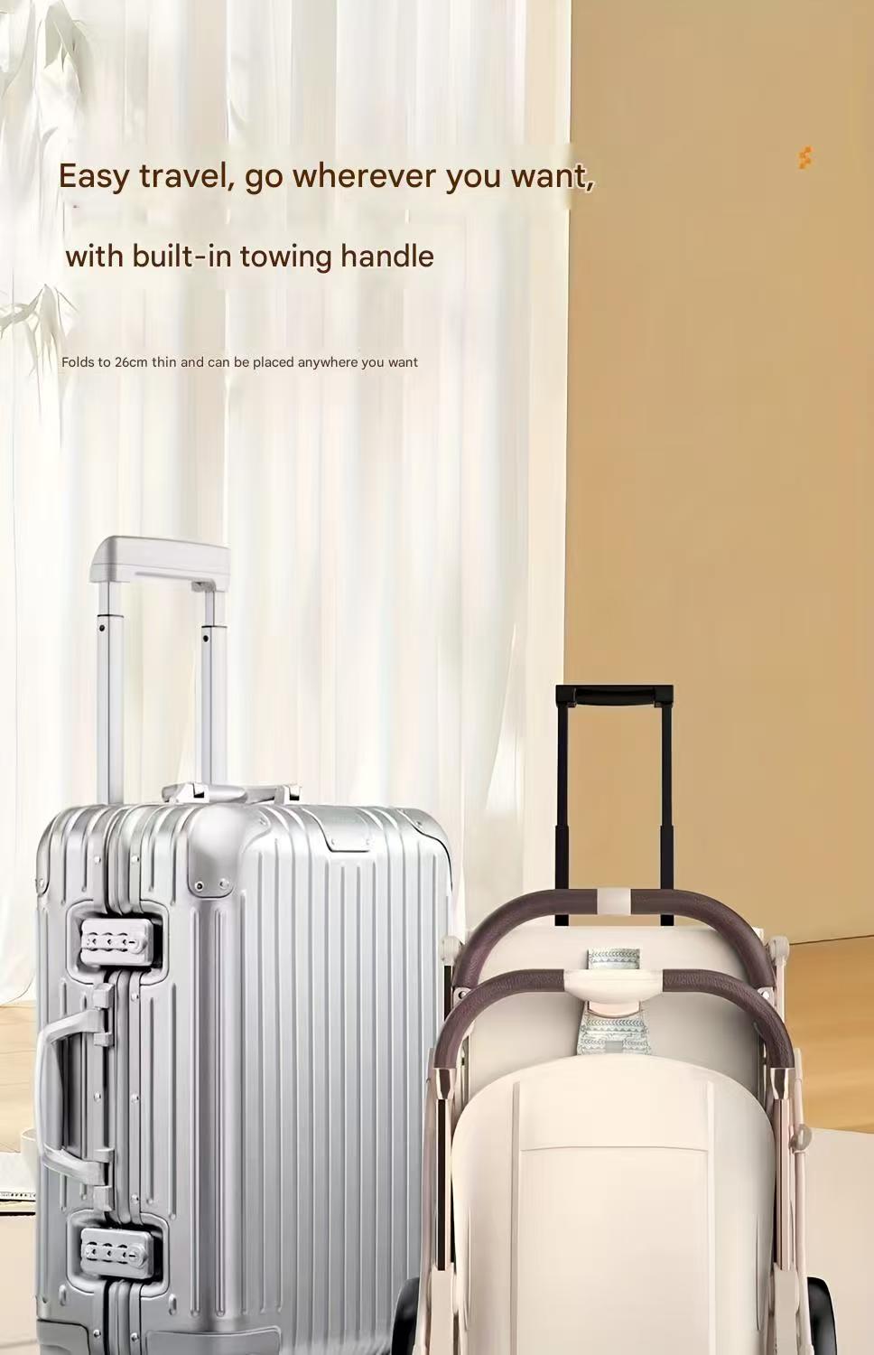 Lightweight Tianrui Travel Seat: Stable Folding Mechanism, Breathable Back Window & Scientific Support System