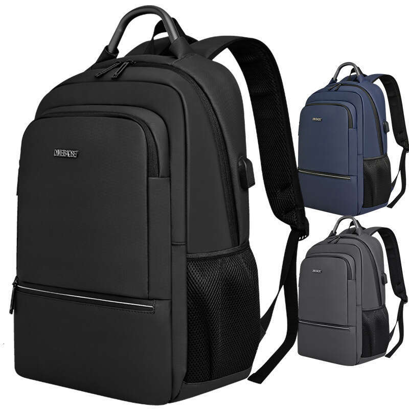 Men's Large Capacity Business Laptop Commuter Backpack, Water-Resistant Simple High School and College Student Backpack