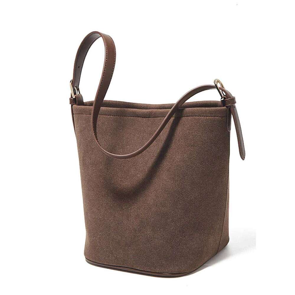 OLOEY FOXER Women Small Shoulder Handbag Girl Crossbody Bucket Bag Synthetic Suede Lady Classic Purse Gift