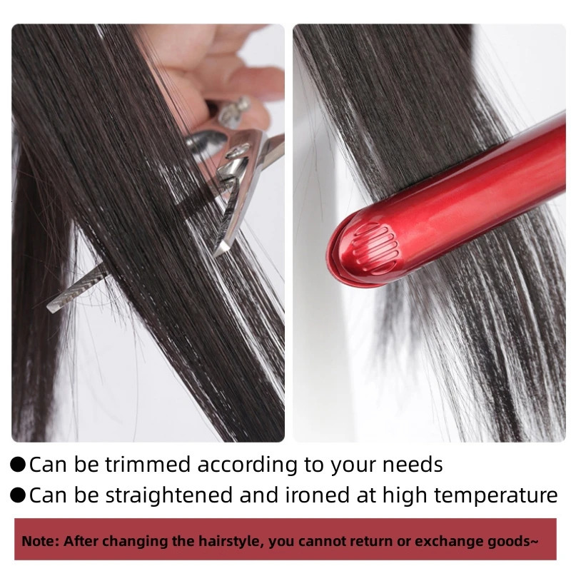 Clip In Baby Hair Air Bang Natural Human Hair Side Bangs Invisible Edge Replacement Fringe Forehead Hairline For Women 250529