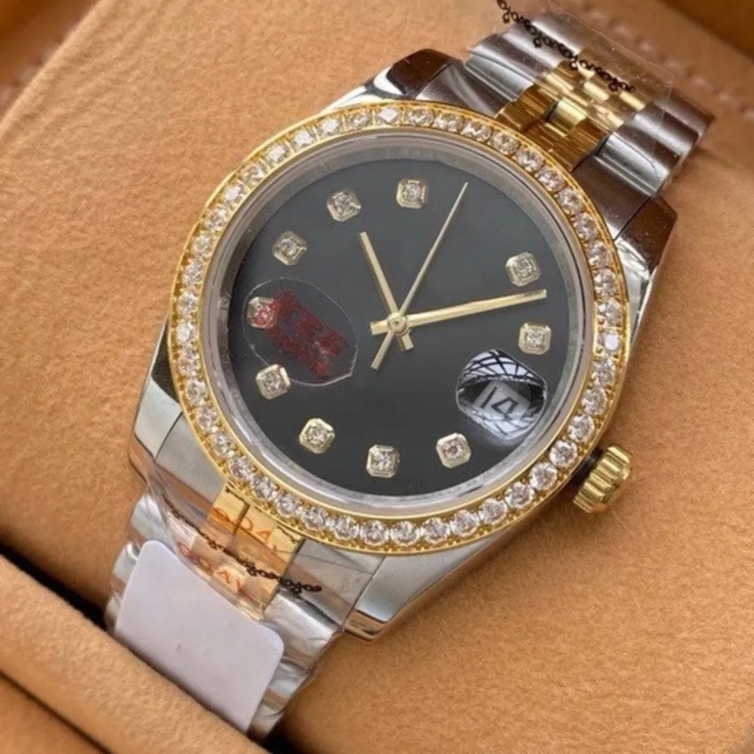 designer watches luxury mens 36mm 41mm mechanical watch womens 28mm quartz moissanite watch sapphire glass stainless steel with box11