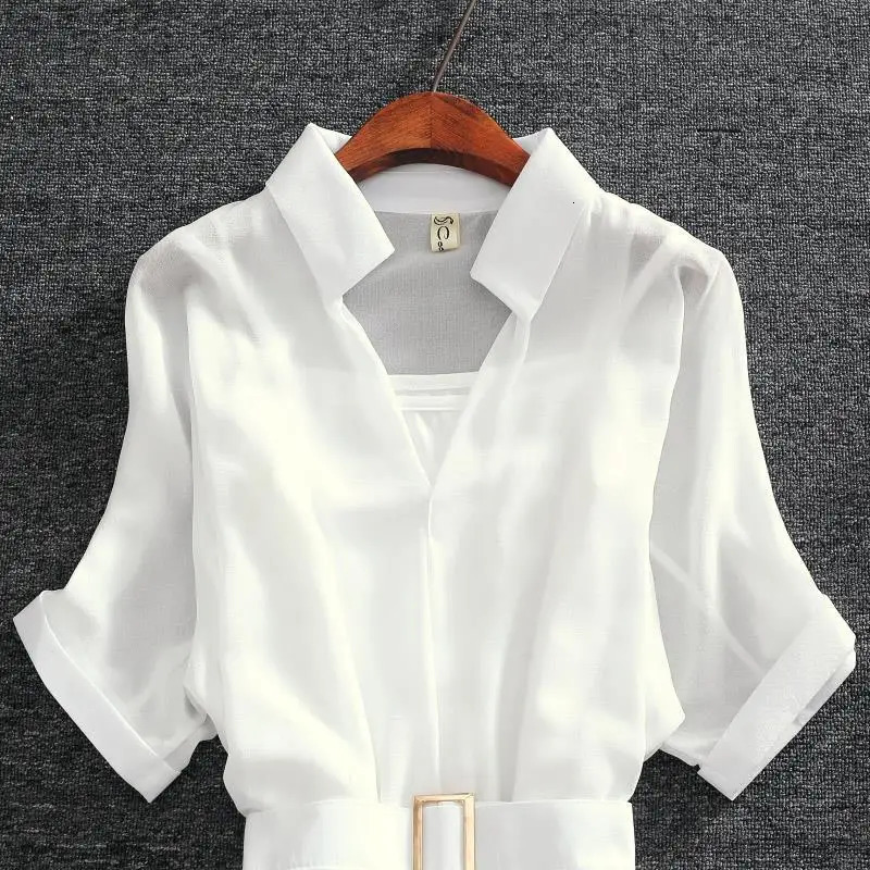 Elegant Womens Summer Twopiece Dress y Chiffon Party Loose Tulle Evening Dresses for Women Prom Transparent White 250604