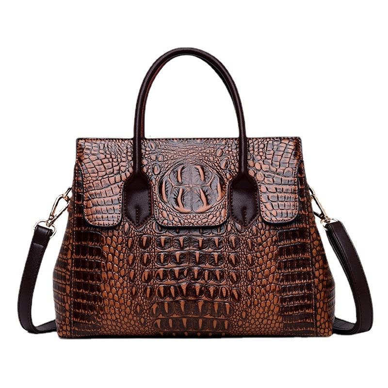 High quality brand new model free delivery designer bag crocodile pattern 2025 new European and American fashion handbag crossbody new free delivery d