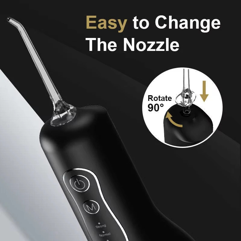 Portable Oral Irrigator DIY Tank Cleaning Modes USB Rechargeable Waterproof Dental Water Flosser 4 Water Jets 250517