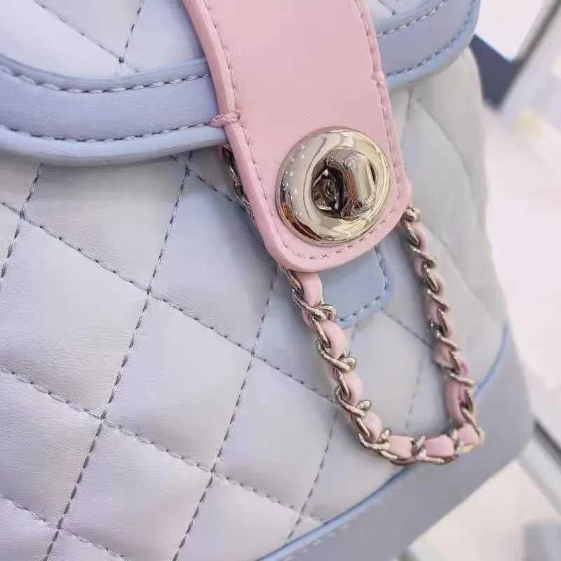 Niche Design Bag Autumn And Winter New Chain Backpack WomenS Versatile Bucket Bag High-End Outing Backpack Gift XJ250605