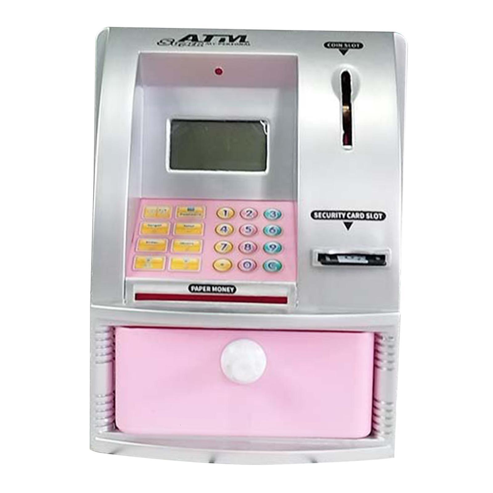 ATM Piggy Bank for Kids Money Saving Box for Ages 3 4 5 6 7 8 Years Old