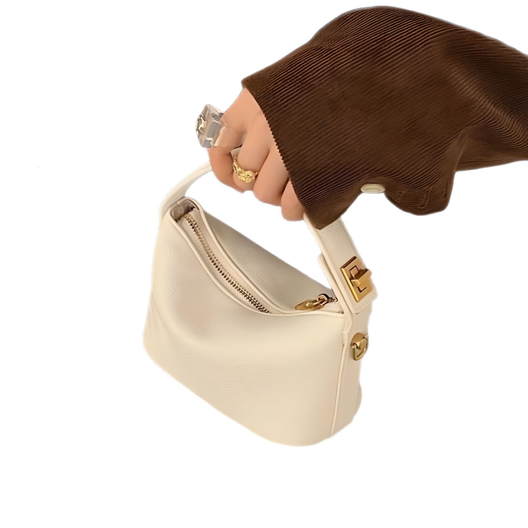 Women's designer bag new lunch box cloud bag handheld casual small square bag large capacity single shoulder crossbody bag