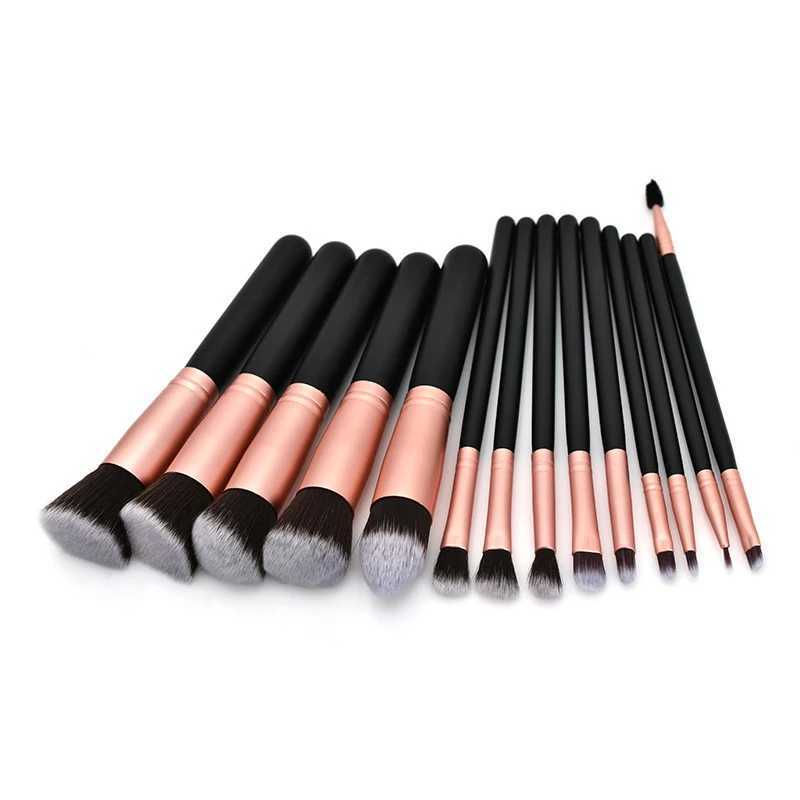 14Pcs Makeup Brush Set for Beginners Soft Bristle Powder Brush B Eye Shadow Beauty Tools Buy 14pcs Brush Get 1 Free Sponge W250605