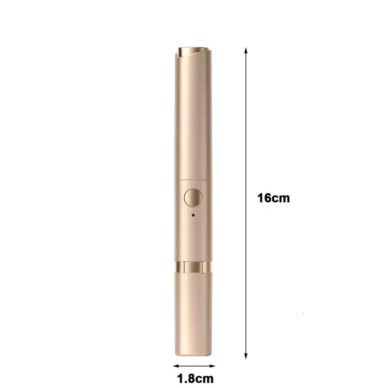 Ergonomic eyelash curler portable USB rechargeable electric eyebrow trimmer quick heating 2 in 1 multifunctional 250604