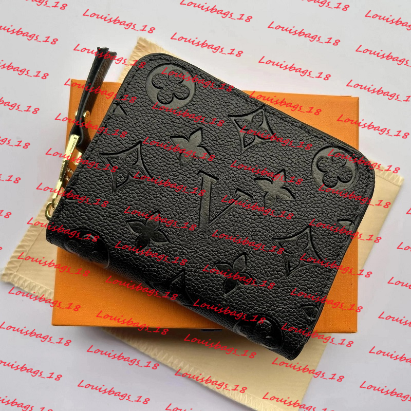 10A Top Quality M42616 Luxury Designer Zippy short Wallet Women's Zipper Brown Wallet Mono gram Canvers Leather Check Plaid Wallet card holder long busines With Box