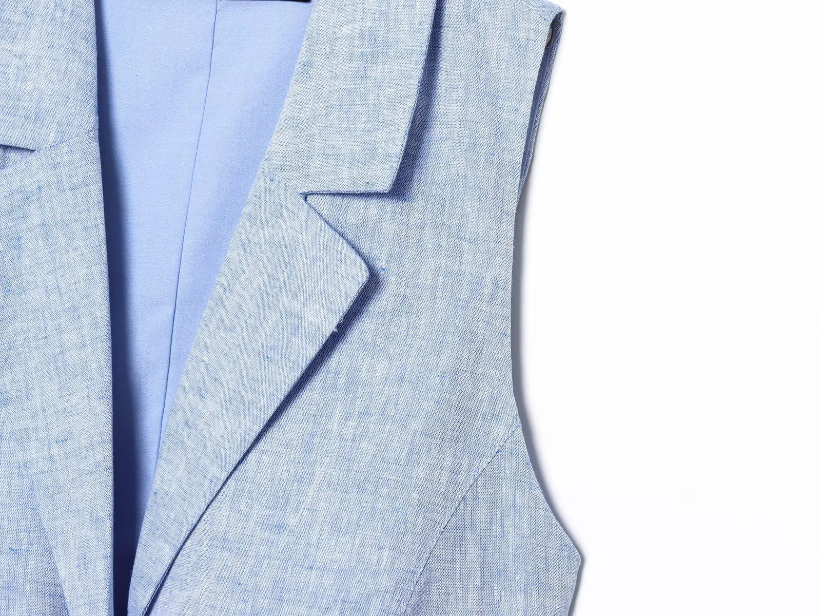 PB ZA Summer Product Womens Wear With Belt Casual Fashion Simple Suit Collar Sleeveless Midi Dress 250604