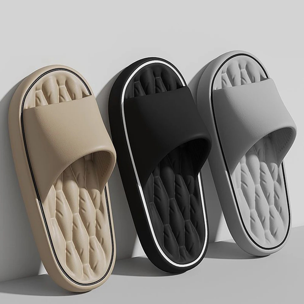 ZHIDA Super Light Soft Slippers Simple Fashion Slides EVA Elastic Shoes Colorful Sneakers In Door Bathroom Flip Flops 250605