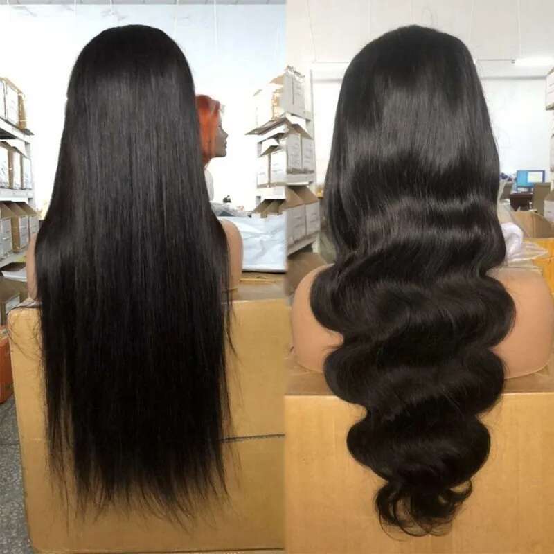 Long Straight Cuticle Aligned Frontal Wig 38 Inch Vieamese 360 Hd Full Lace Front Human Hair Wigs For Black Women