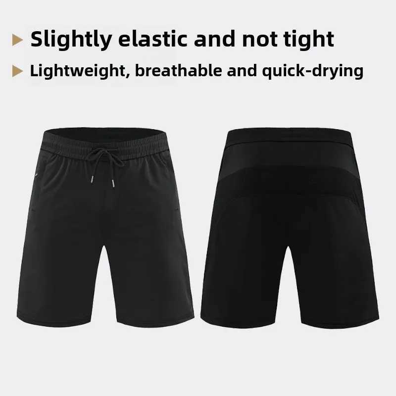 Light Ice Silk Shorts Mens Summer Casual Breathable Sports Pants Basketball Quick Dry Training Running Shorts XJ250605