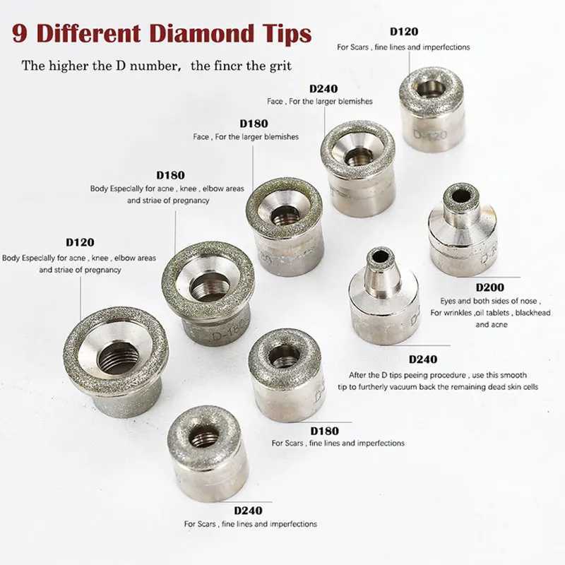 Diamond Microdermabrasion Machine Power Professional Dermabrasion Home Use Facial Skin Care Equipment XJ250607