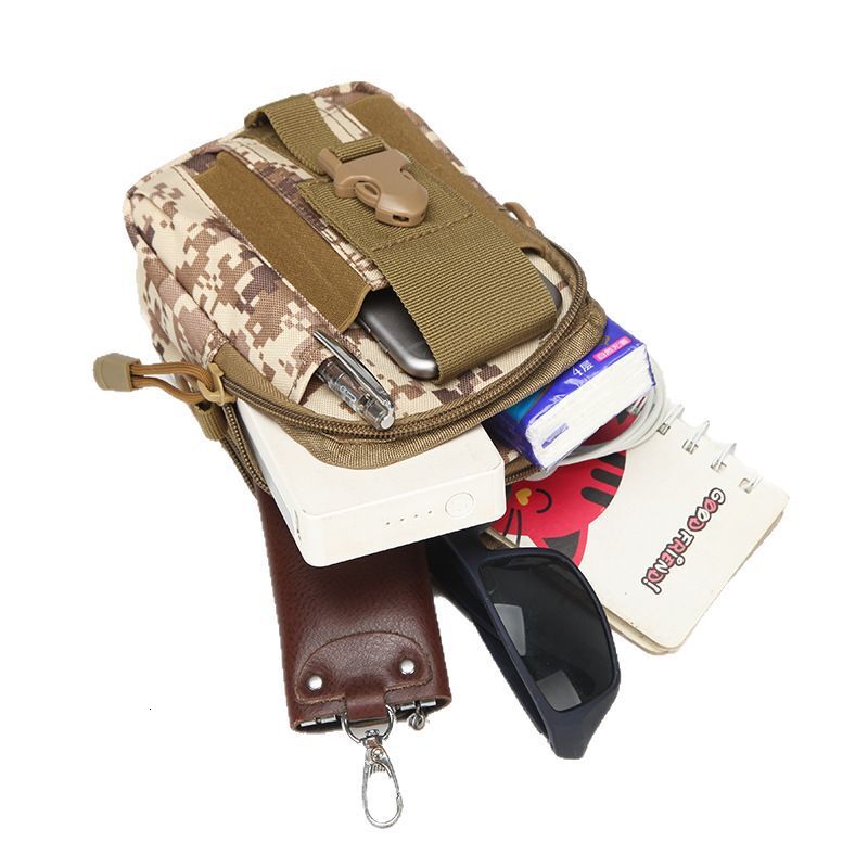 Running Phone Multifunctional Long-Distance Durable Polyester Camouflage Sports Waist Bag